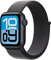 Фото Apple Watch SE 3 GPS 40mm Midnight Aluminum Case with Dark Gray Sport Loop (MEHX4+MFFA4)