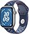 Фото Apple Watch Series 11 GPS 42mm Space Grey Aluminium Case with Blue Ribbon Nike Sport Band (MEW14+MGAX4)