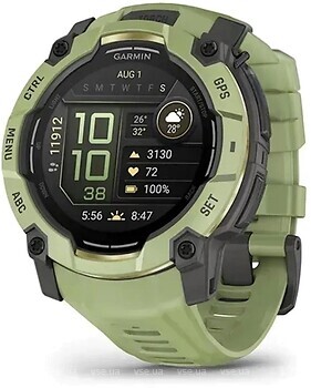 Фото Garmin Instinct 3 50mm Amoled Fern Green with Fern Green Band (010-03020-02)