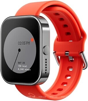 Фото CMF Watch Pro Silver frame with Orange strap