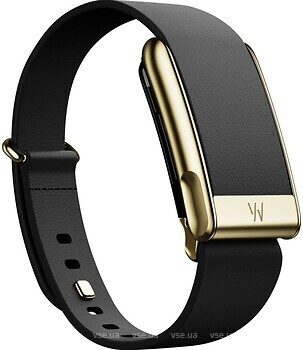 Фото Whoop 5.0 MG Life LeatherLuxe Tapered Band Black with Gold