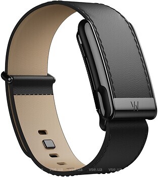 Фото Whoop 5.0 MG Life LeatherLuxe Straight Band Black/Cream with Black
