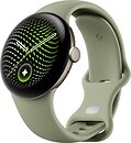 Фото Google Pixel Watch 5 41mm Satin Pyrite Aluminum case / Olive Active Band