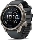 Фото Garmin Fenix 9 Pro inReach 47mm Titanium with Graphite/Black Silicone Band (010-04336-20/21)