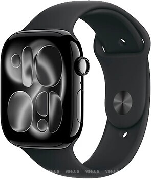 Фото Apple Watch Series 11 GPS + Cellular 46mm Silver Aluminium Case with Sport Band XL (MFAJ4+MXM53)