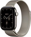 Фото Apple Watch Series 12 GPS + Cellular 42mm Natural Titanium Case with Natural Milanese Loop (MJGH4)