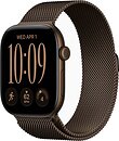 Фото Apple Watch Series 12 GPS + Cellular 42mm Dark Bronze Aluminum Case with Dark Bronze Milanese Loop (MKDK4)