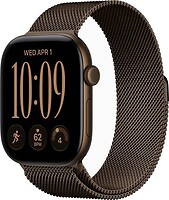 Фото Apple Watch Series 12 GPS + Cellular 46mm Dark Bronze Aluminum Case with Dark Bronze Milanese Loop (MKDG4)