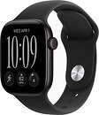 Фото Apple Watch Series 12 GPS 42mm Black Aluminum Case with Black Sport Band (MJEA4)