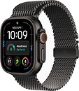 Фото Apple Watch Ultra 4 GPS + Cellular 49mm Black Titanium Case with Black Titanium Milanese Loop (MJAU4)