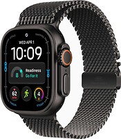 Фото Apple Watch Ultra 4 GPS + Cellular 49mm Black Titanium Case with Black Titanium Milanese Loop (MJAX4)