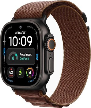 Фото Apple Watch Ultra 4 GPS + Cellular 49mm Black Titanium Case with Burgundy Alpine Loop (MJC24)