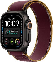 Фото Apple Watch Ultra 4 GPS + Cellular 49mm Black Titanium Case with Burgundy Trail Loop (MJC44)