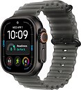 Фото Apple Watch Ultra 4 GPS + Cellular 49mm Black Titanium Case with Translucent Black Ocean Band (MJAY4)