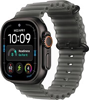Фото Apple Watch Ultra 4 GPS + Cellular 49mm Black Titanium Case with Translucent Black Ocean Band (MJAY4)