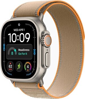 Фото Apple Watch Ultra 4 GPS + Cellular 49mm Natural Titanium Case with Sand Trail Loop (MJAQ4)