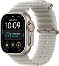Фото Apple Watch Ultra 4 GPS + Cellular 49mm Natural Titanium Case with Translucent Grey Ocean Band (MJAD4)