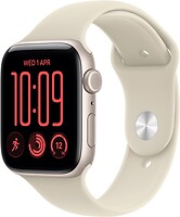 Фото Apple Watch SE 3 GPS + Cellular 40mm Starlight Aluminium Case with Sand Sport Band (MJLE4)