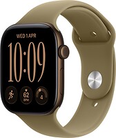 Фото Apple Watch Series 12 GPS + Cellular 42mm Dark Bronze Aluminum Case with Olive Sport Band (MJG44)