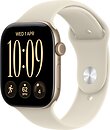 Фото Apple Watch Series 12 GPS + Cellular 42mm Gold Aluminum Case with Sand Sport Band (MJG34)