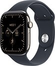 Фото Apple Watch Series 12 GPS + Cellular 42mm Natural Titanium Case with Navy Blue Sport Band (MJGF4)