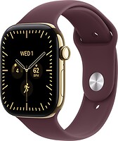 Фото Apple Watch Series 12 GPS + Cellular 42mm Radiant Gold Titanium Case with Burgundy Sport Band (MJGJ4)