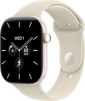 Фото Apple Watch Series 12 GPS + Cellular 46mm Pearl White Ceramic Case with Sand Sport Band (MJH14)