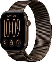 Фото Apple Watch Series 12 GPS 46mm Dark Bronze Aluminum Case with Dark Bronze Milanese Loop (MKD84)