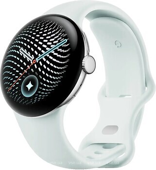Фото Google Pixel Watch 5 41mm Polished Silver Aluminum case / Fog Active Band