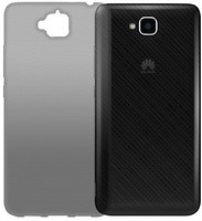 Фото GlobalCase Huawei Y6 II Extra Slim TPU темный (1283126473333)