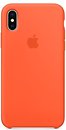 Фото Apple iPhone X Silicone Case Spicy Orange (MR6F2)