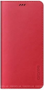 Фото Araree Flip Wallet Leather Cover for Samsung Galaxy A8+ SM-A730 Tangerine Red (GP-A730KDCFAAD)