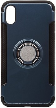 Фото BeCover Magnetic Ring Stand Apple iPhone X Blue (701782)