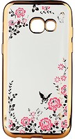 Фото BeCover Flowers Series Samsung Galaxy A3 SM-A320 2017 Gold (701313)