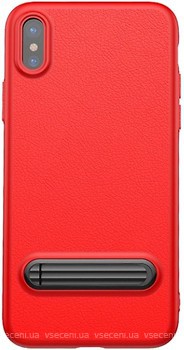 Фото Baseus Happy Watching Supporting for iPhone X Red (WIAPIPH8-LS09)