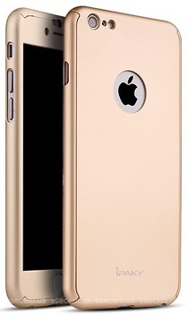 Фото iPaky 360 PC Whole round Case 3 in 1 Apple iPhone 6/6S Gold