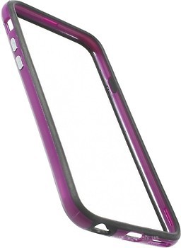 Фото EGGO TPU Bumper Black/Purple для Apple iPhone 6/6S