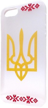 Фото EGGO Emblem of Ukraine White для Apple iPhone 5/5S/SE