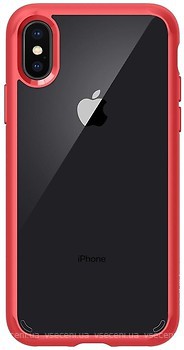 Фото Spigen Case Ultra Hybrid for Apple iPhone X Red (SGP057CS22130)