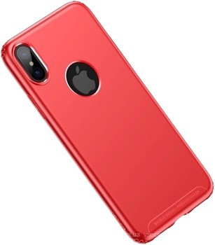 Фото Baseus Soft Case for Apple iPhone X Red (WIAPIPHX-SJ09)
