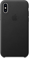 Фото Apple iPhone XS Leather Case Black (MRWM2)