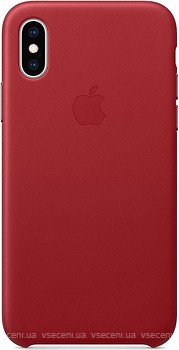 Фото Apple iPhone XS Leather Case Product Red (MRWK2)