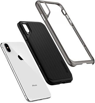 Фото Spigen Case Neo Hybrid for Apple iPhone Xs Max Gunmetal (SGP065CS24838)