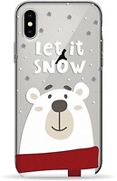 Фото Pump Transperency Case for Apple iPhone X/Xs Let It Snow (PMTRX-12/62)