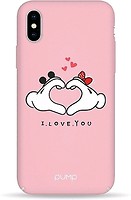 Фото Pump Tender Touch Case for Apple iPhone X/Xs Hands Mickey Love (PMTTX-5/103)