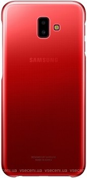 Фото Samsung Gradation Cover for Galaxy J6 Plus SM-J610F Red (EF-AJ610CREGRU)