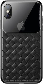 Фото Baseus Glass & Weaving for Apple iPhone XS Max Black (WIAPIPH65-BL01)