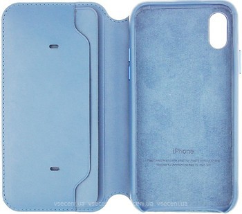 Фото Apple Book Cover Case iPhone X Light Blue