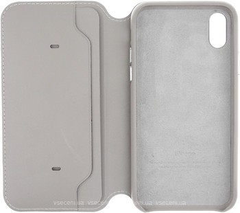Фото Apple Book Cover Case iPhone X Light Grey