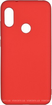 Фото 2E Basic Soft Touch for Xiaomi Redmi 6 Pro Red (2E-MI-6PR-NKST-RD)